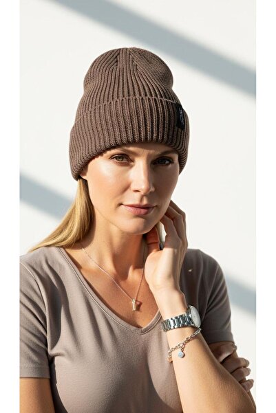 Clothbe Unisex Fitilli Katlamalı Kışlık Kalın Triko Bere – Basic Stil, Sıcak Tutan, Yumuşak Esnek Şapka