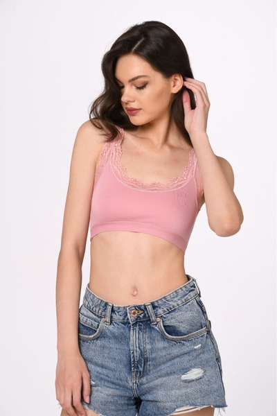 Anıt Lingerie صدرية نسائية من الدانتيل الخيزراني