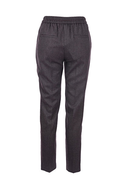 Ekol Minimalist Women's Pants - High Waist Slim Fit Midi