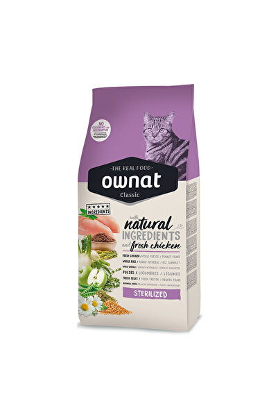 Ownat 4 Kg Sterilised Tavuklu Kedi Maması