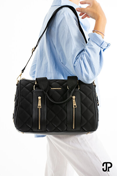 POLOGRAND London Original Just Polo Collection Cylinder Sports Model Quilted Cross Strap Large Size Stylish Shoulder Bag