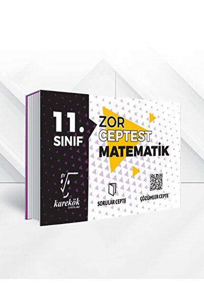 Karekök Yayınları Karekök 11. Sınıf Matematik Zor Cep Test