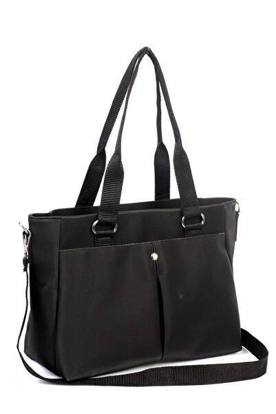 Rivina Geantă Mara Satin cu mai multe compartimente pentru femei, pentru umăr...