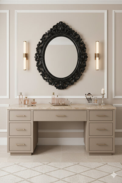 Generic Elegant mirror with a luxurious frame that adds a touch of elegance to the place 72 x 57 cm