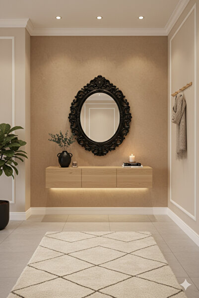 Generic Elegant mirror with a luxurious frame that adds a touch of elegance to the place 72 x 57 cm