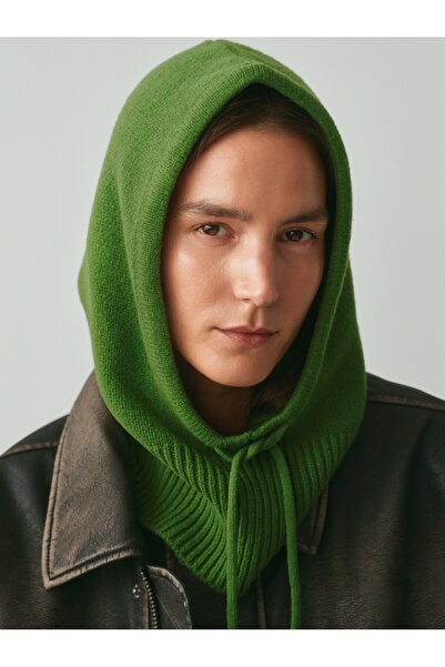 GAP Kadın Yeşil CashSoft Balaklava