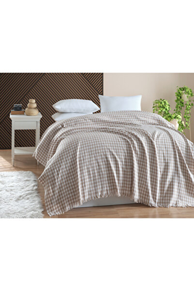 Star Home Collections Husa de scaun din bumbac bej 170x220