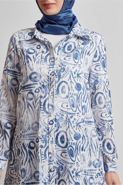 Alvina Patterned Pants Suit 44813