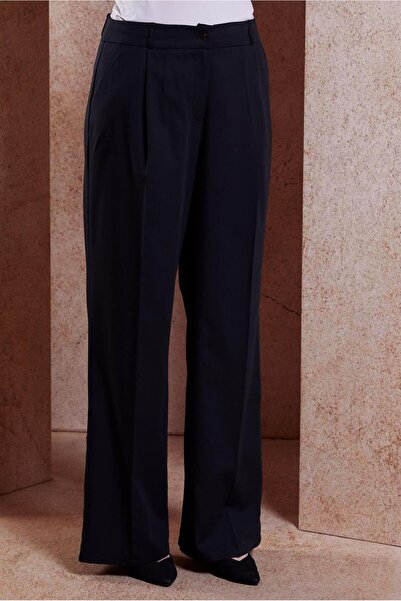 Alvina 70542 Model Wide Leg Trousers