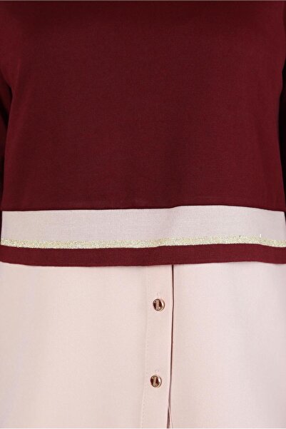 Alvina SHIRT GARNISHED SKIRT SUIT 44301