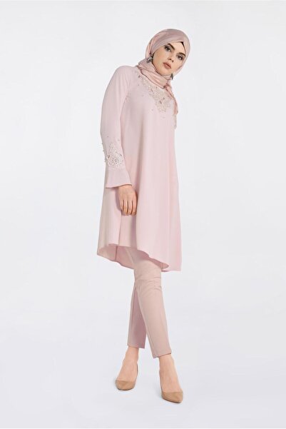 Alvina Güpür Ve Bead Detail Tunic 4239