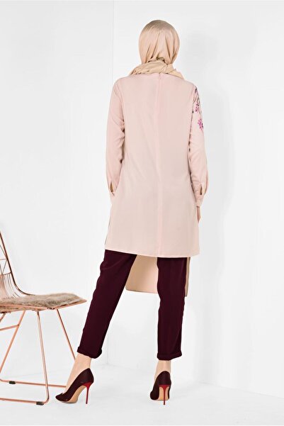 Alvina ΑΣΥΜΜΕΤΡΙΚΗ ΚΟΠΗ ΦΛΟΡΑΛ ΣΧΕΔΙΟ ΤΟΥΝΙΚ 4117