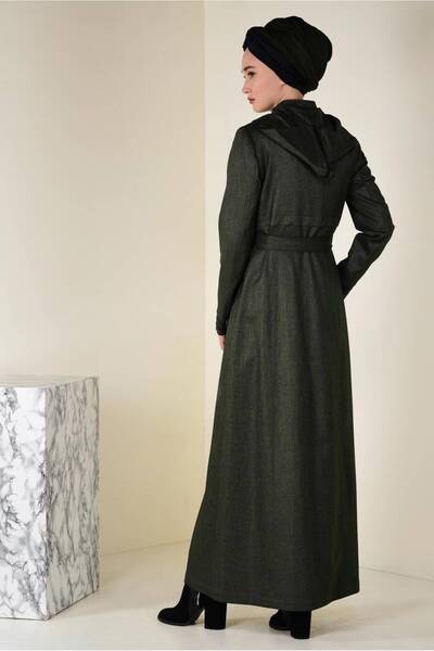 Alvina Sash with Belted Waist and Hood 1311