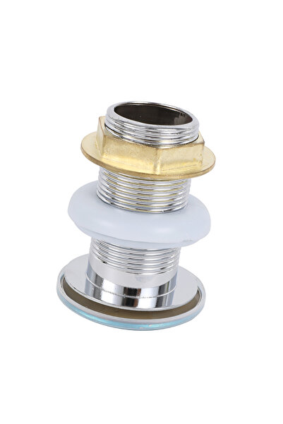 Lawazim Stainless Steel Pop Up Drain - Leak Proof Stopper with Rubber Gasket for Sink Use