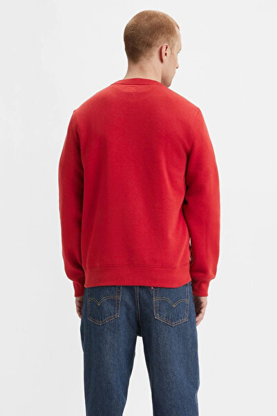 Levi's Men's Crew Neck Red Sweatshirt - 34257-0032
