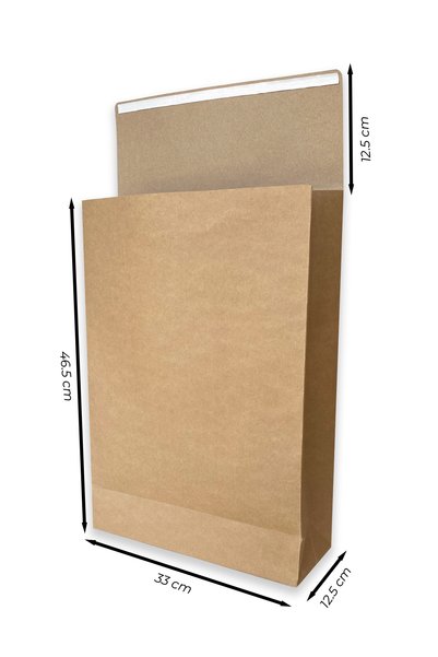 ABB Matbaa 10 Adet Bantlı Kraft Hediye Zarfı Büyük Boy (33x46.5x12.5)