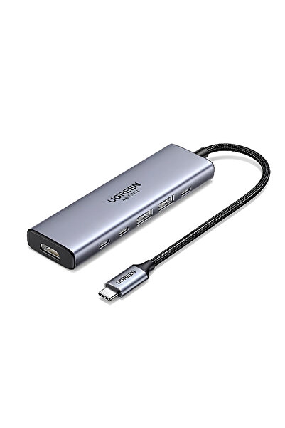 Ugreen 6-in-1 USB-C 2xUSB-A 3.2, 2xUSB-C 3.2, PD, 4K/2K HDMI, 35999