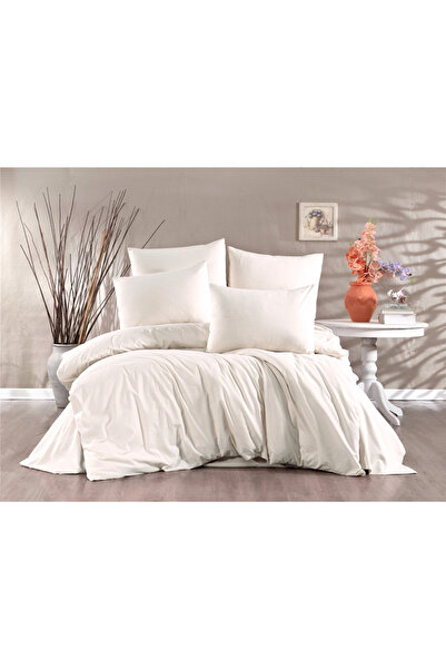 Alena Home Style Cotton Gold Series Plain Single Duvet Cover Set (Without She...