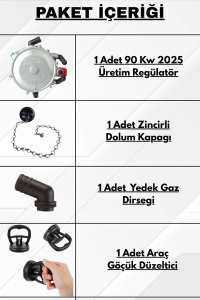 ATİKER Karbüratörlü Regülator (TÜP BEYNİ) 2025 Üretim