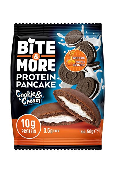 bite & more فطيرة بروتين بحشوة أوريو بالبسكويت والكريمة Protein Cookies & Cre...