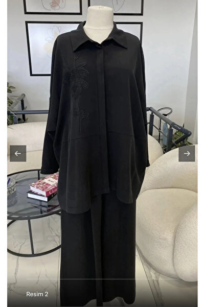 Parla Prive طقم مزدوج بتفاصيل نقش نوس