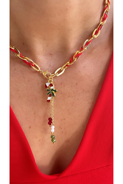 By Song Aksesuar New Year's Christmas Necklace
