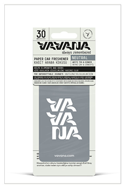 VAVANA Kağıt Araba Kokusu, Asma Oto Kokusu | 30 Gün Etkili | Araç içi Koku Gi...