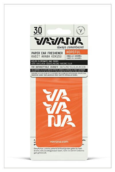 VAVANA Kağıt Araba Kokusu, Asma Oto Kokusu | 30 Gün Etkili | Araç içi Koku Gi...