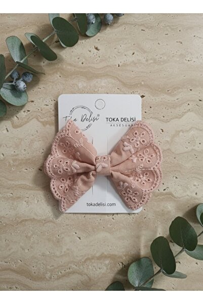 Toka Delisi El Yapımı Fistolu Çocuklar İçin Fiyonk Toka, Özel Tasarım Toka, K...