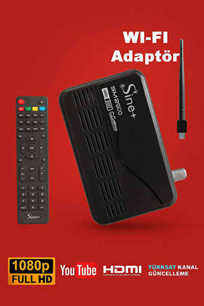 Sine Plus TKGS Otomatik Güncelleme Hd Uydu Mini Çanaklı Çanaksız Wıfı Adaptör...