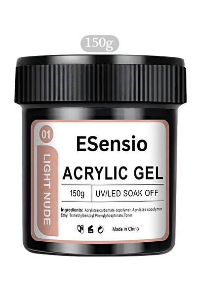 ESensio 150 ml Elite Light Nude UV Nail Gel – UV Nail Gel Finish Glossy, Nude