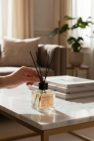 homeartplus Amber Kokulu Beyaz Cubuk Oda Kokusu 100 ml