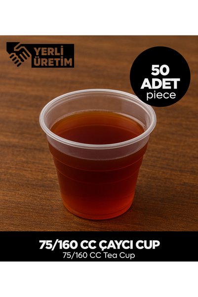 Sepet Doldur 75/160 CC Çaycı Cup PP 2,2 Gr - 50 Adet