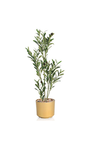 co arma Artificial olive tree for decoration in a plastic pot, 85 cm