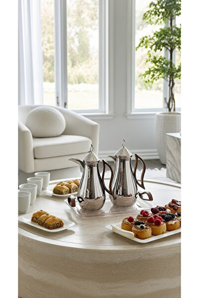 Generic Coffee and tea thermos set with an elegant and practical serving tray.