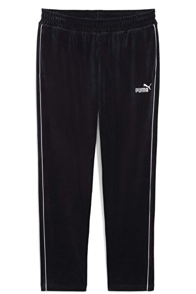 Puma ESS Elevated Velour Pants 689117 Kadife Erkek Eşofman Altı LACİVERT