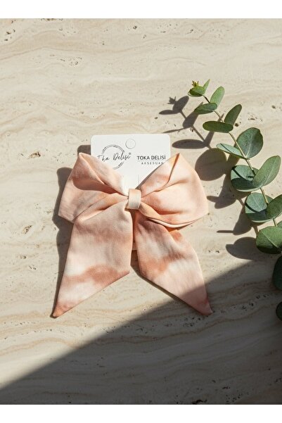 Toka Delisi Automatski luk Sa kopčom beli ručno izrađen od lososa