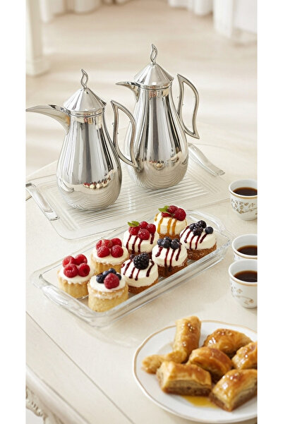 Generic Coffee and tea thermos set with an elegant and practical serving tray.