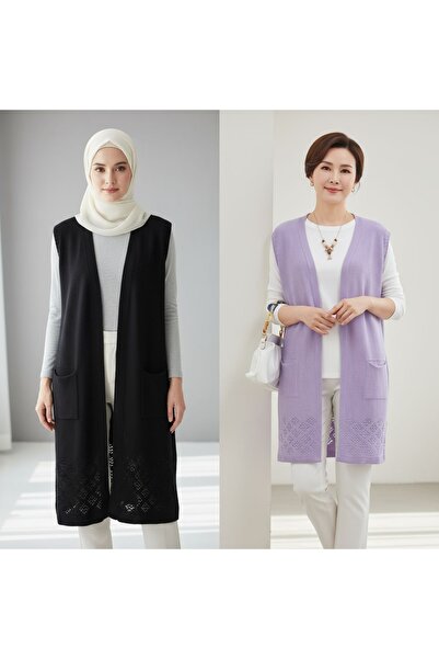 ENDAMIM سترة أمي بدون أكمام مكونة من قطعتين