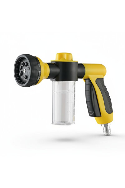 MDS Oto Yıkama Köpük Tabancası, Bahçe Sulama & İlaçlama İçin 8 Modlu Ayarlı K...