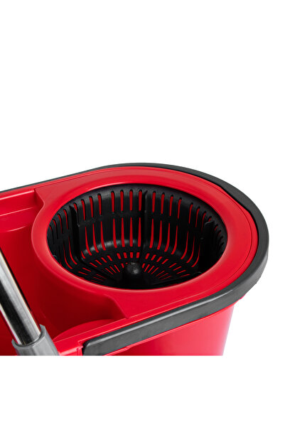 casa rosa Rotating Spin Mop And Bucket Set red 16 liter