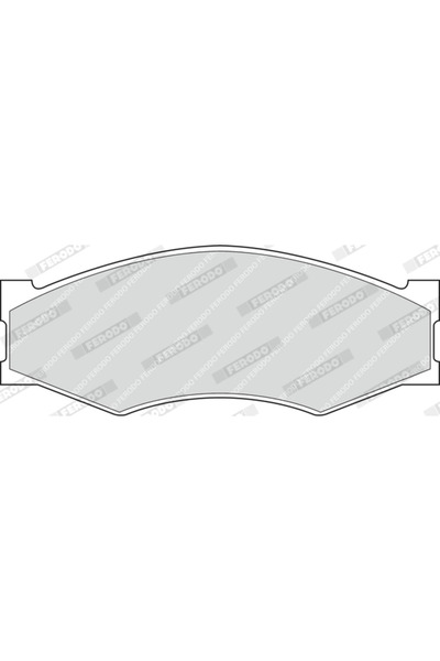 FERODO Brake Pad Set Disc Brake Nissan 300ZX/Axxess/Bluebird