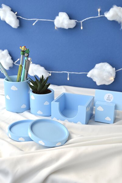 Bi' Dolu Dükkan Seven Piece Office Set| Desktop Organizer