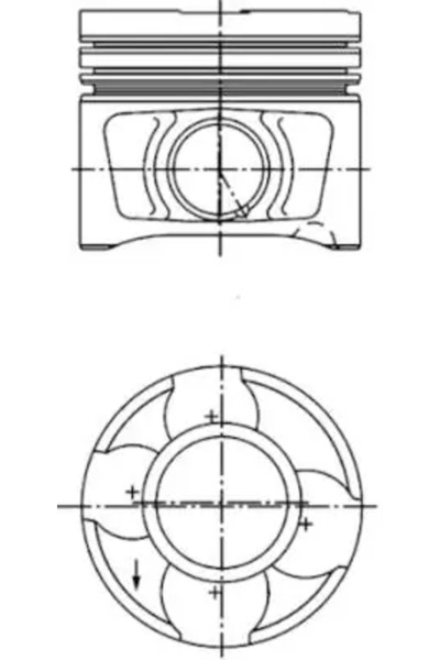 Kolbenschmidt Piston Audi A3 Mitsubishi Lancer 8