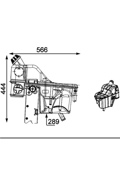 MAHLE Vas De Expansiune Racire Mercedes-Benz Actros/Econic/Sk