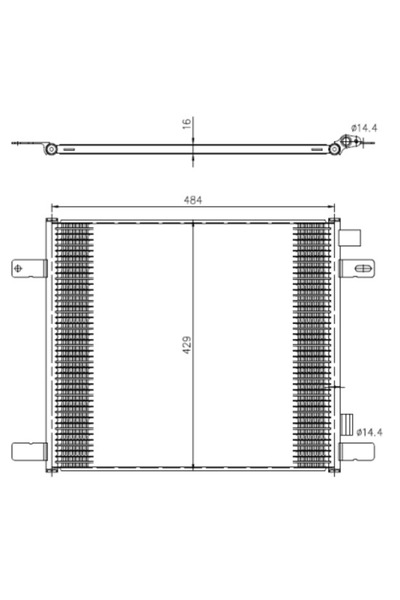 NRF Air Conditioning Condenser Daf Cf/Lf 45/Lf 55