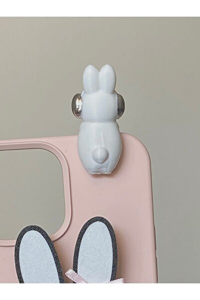 bettymettys Kulaklıklı Tavşan Figürlü Phone Hipper Phone Buddy Laptop Hipper Camera Hipper