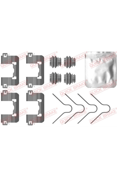 QUICK BRAKE Set Accesorii Placute Frana Kia Picanto 3/Picanto Runner