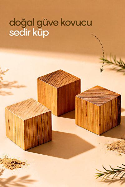 chamashir cleaning solutions DOĞAL GÜVE KOVUCU SEDİR AĞACI KÜPÜ 30'lu PAKET D...