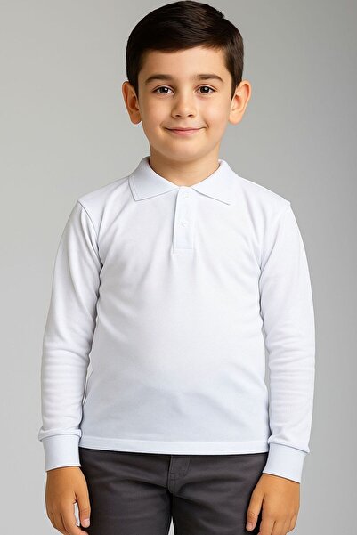 Mcrkids Σχολικό μπλουζάκι πόλο με λαιμόκοψη Lakos